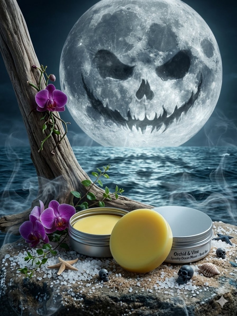 Spooky Ocean Moon Orchid & Vine Better Body Lotion Bar Skin Nutrition